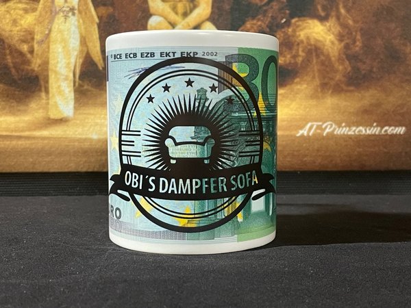 OBI´S DAMPFER SOFA Tasse 300. limitiert auf 20 Stück.